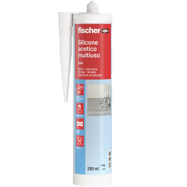 Fischer Silicone Acetico Multiuso SAM ML280